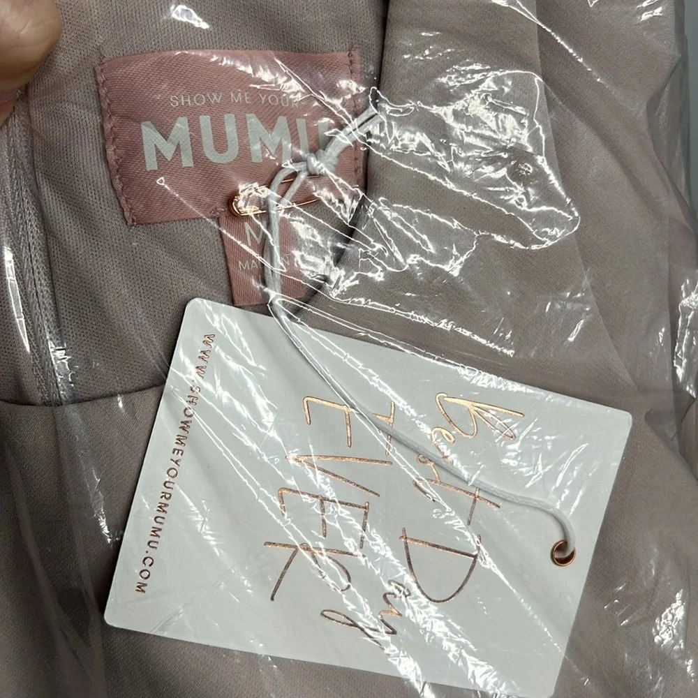 Show Me Your Mumu - Chicago High Neck Gown - Show Me The Ring- Med NWT - Picture 4 of 6